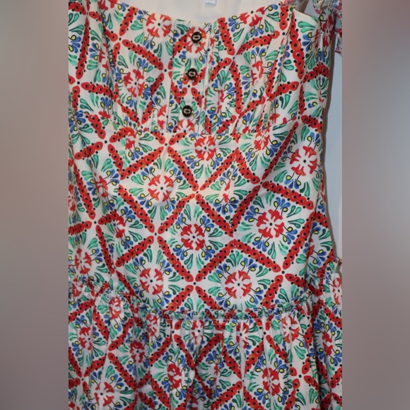 Caroline Constas Maria Off-Shoulder Multi Print Mini Dress - Picture 4 of 6